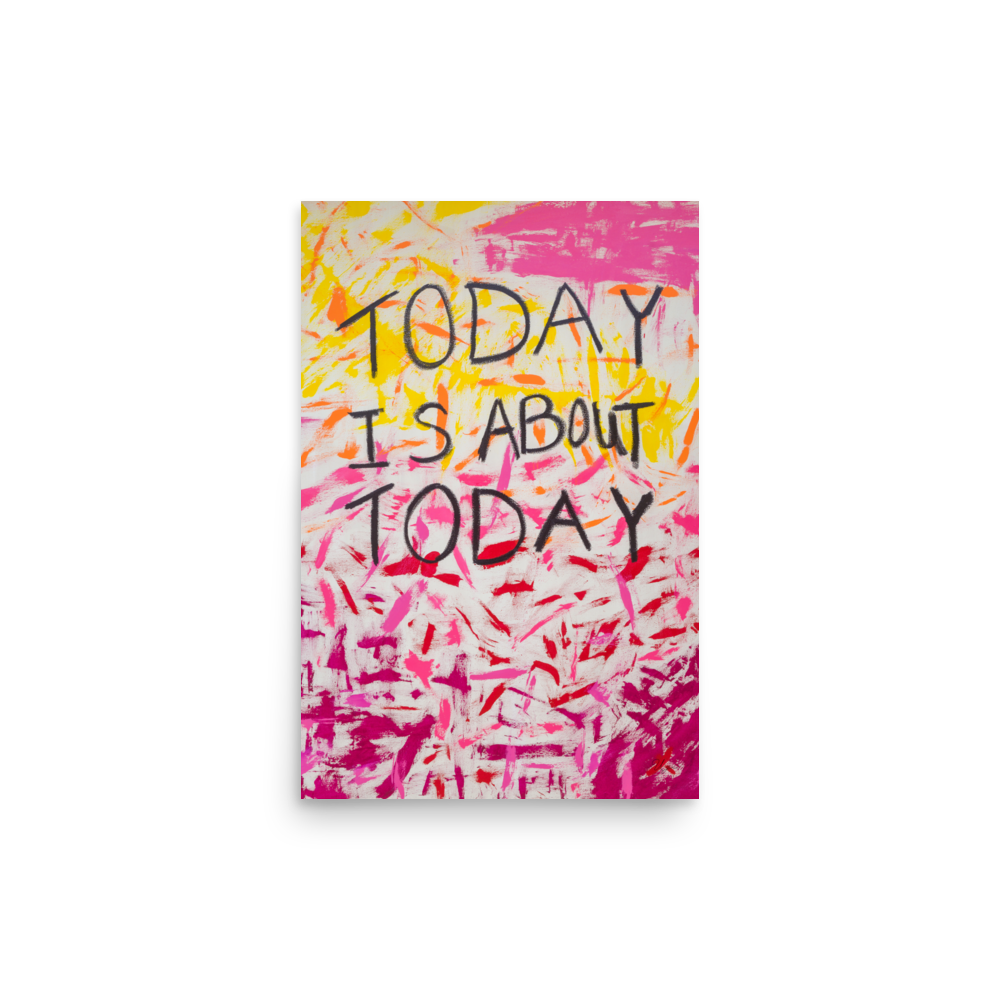 Today Is About Today art print for sale by Uzoma Obasi Uzoma Obasi | Abstract Art | Fine Art Prints | Cool Art