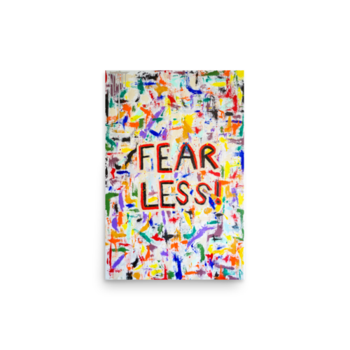 FearLess art print for sale by Uzoma Obasi Uzoma Obasi | Abstract Art | Fine Art Prints | Cool Art